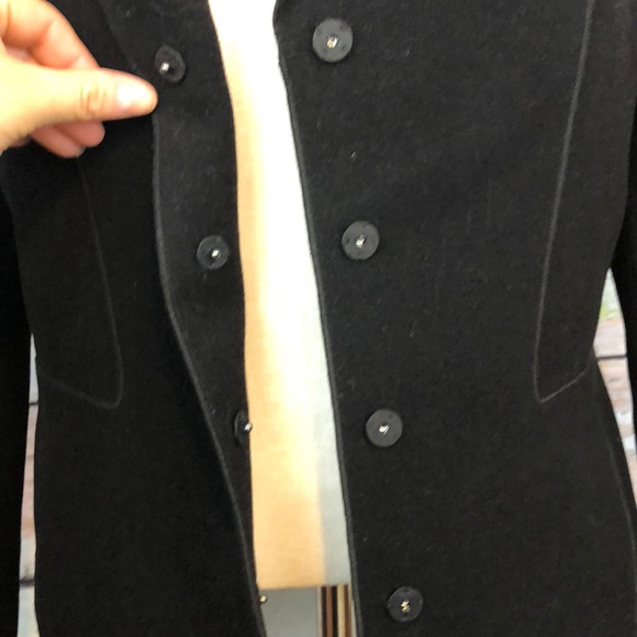 NEW Doncaster Black Felted Wool Jacket - Picture 6 of 7